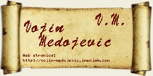 Vojin Medojević vizit kartica